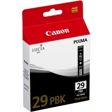 Canon Cartuccia d'inchiostro nero (foto) PGI-29pbk 4869B001 36ml per circa 1:300 foto (Formato 10 x 15 cm)