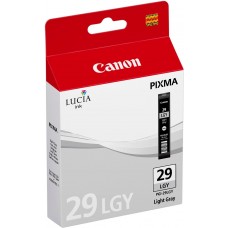 Canon Cartuccia d'inchiostro grigio chiaro PGI-29lgy 4872B001 36ml per circa 1.320 foto (Formato 10 x 15 cm)