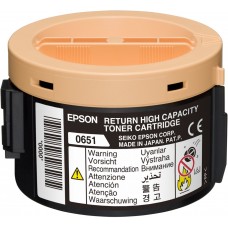 Epson toner nero C13S050651 0651 circa 2200 pagine cartuccia di stampa riutilizzabile