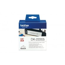 Brother Etichette DK-22205 etichetta a lunghezza continua, 62mm bianco 30,48m